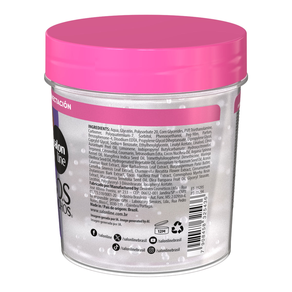 Salon Line SOS Cachos Mix De Óleos Gelatina 400g — foto oficial da marca