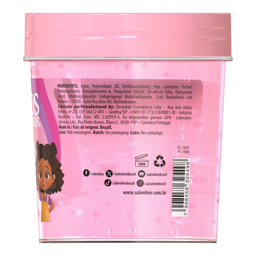 Salon Line Kids Gelatina Capilar Hidratação 400g — foto oficial da marca