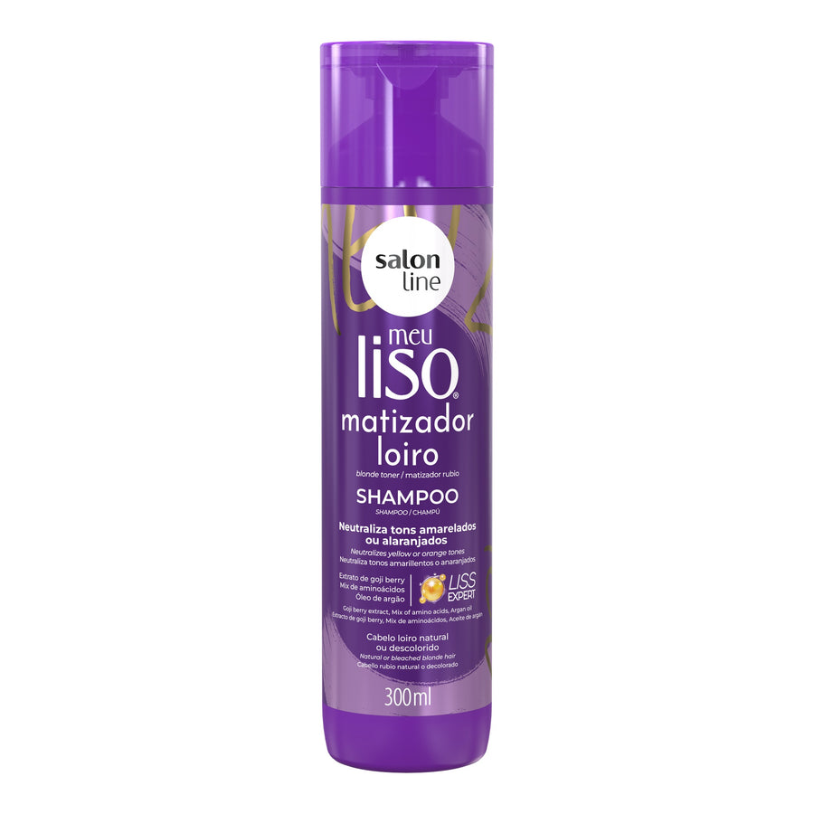 Salon Line Meu Liso Shampoo Matizador 300ml — foto oficial da marca