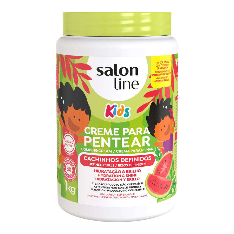 Salon Line kids Cachinhos Definidos Creme Para Pentear 1kg — foto oficial da marca
