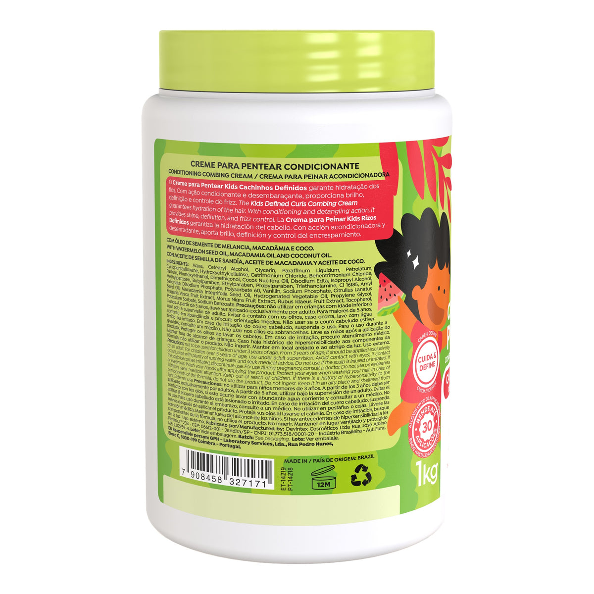 Salon Line kids Cachinhos Definidos Creme Para Pentear 1kg — foto oficial da marca