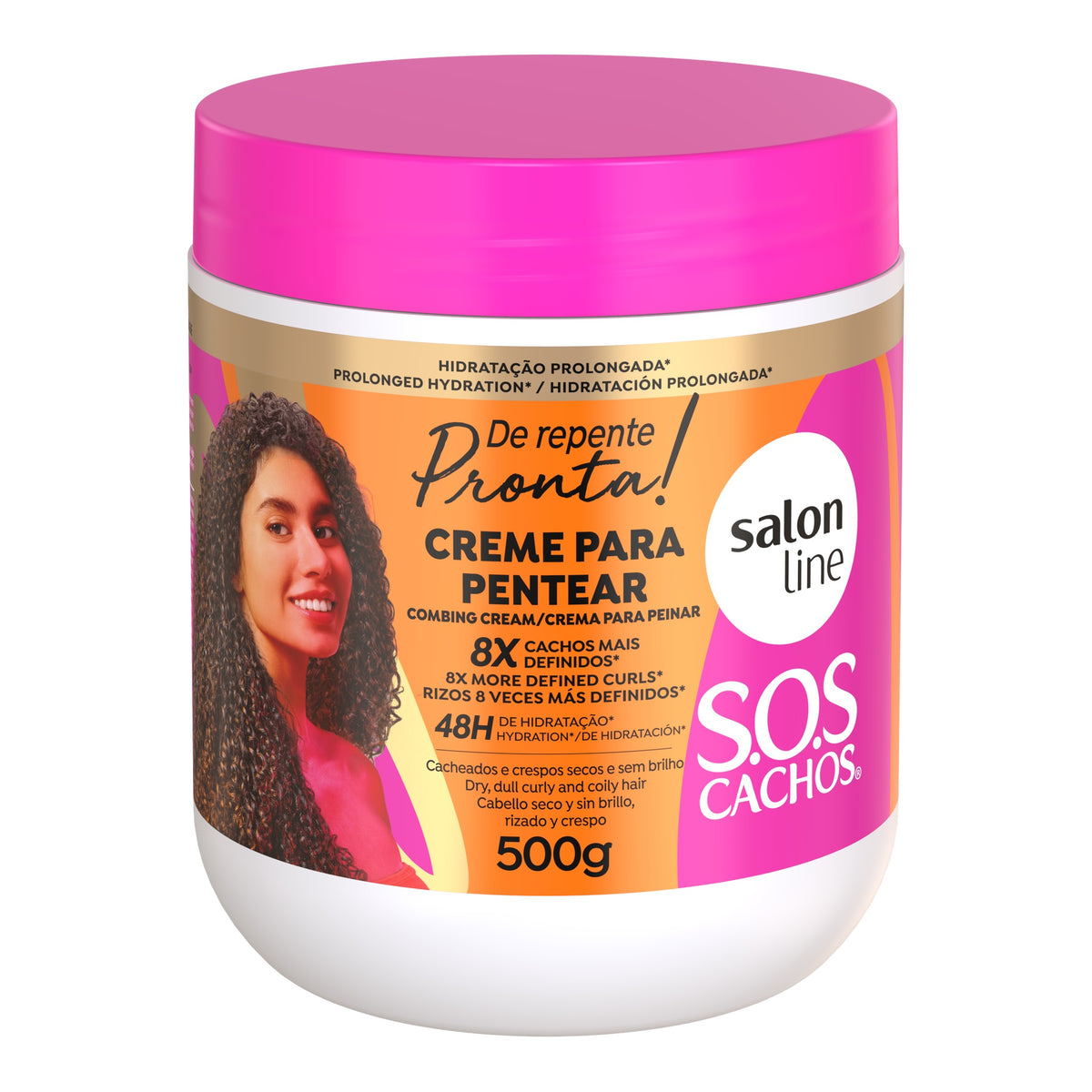 Salon Line S.O.S Cachos de Repente Pronta Creme de Pentear 500g — foto oficial da marca