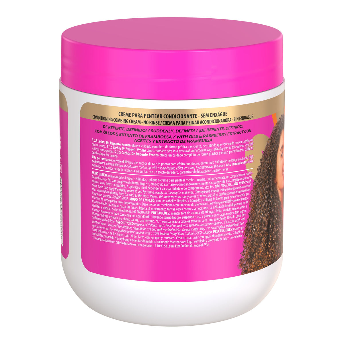 Salon Line S.O.S Cachos de Repente Pronta Creme de Pentear 500g — foto oficial da marca