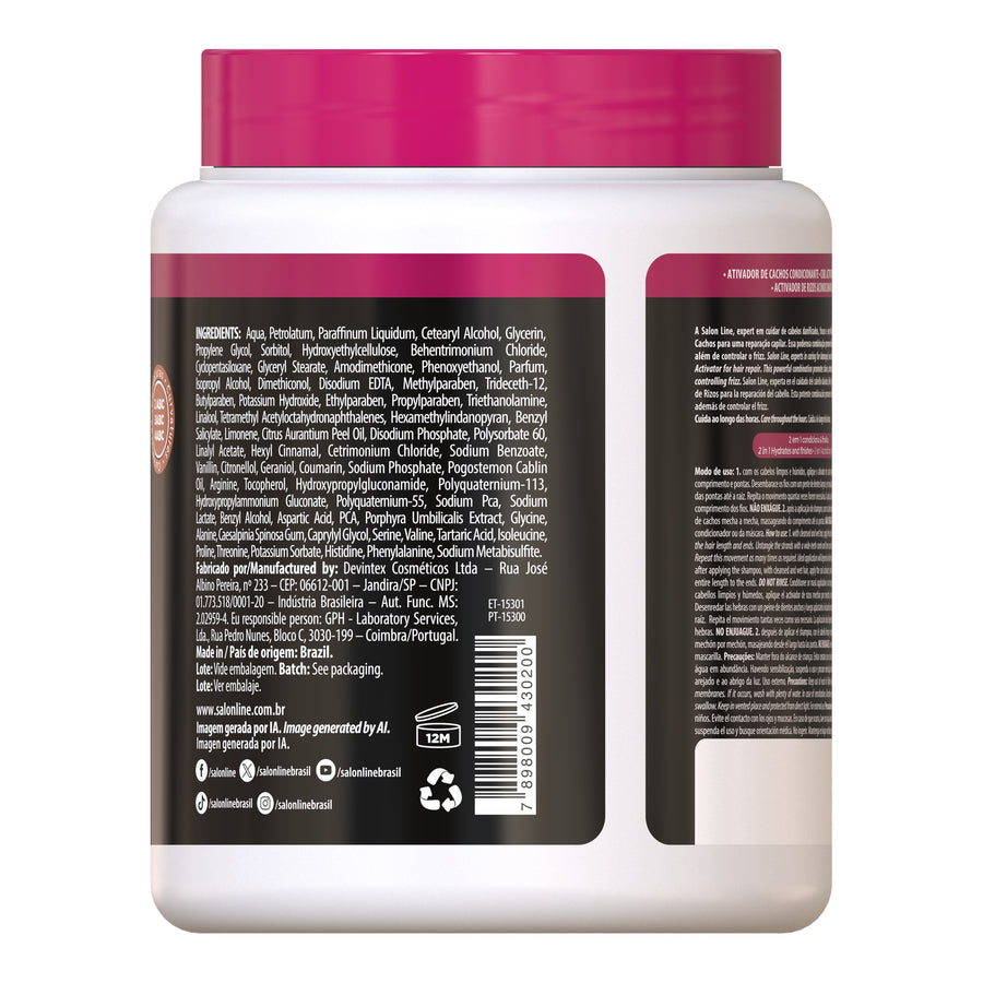 Salon Line SOS Cachos Arginina  Ativador de Cachos 1kg — foto oficial da marca
