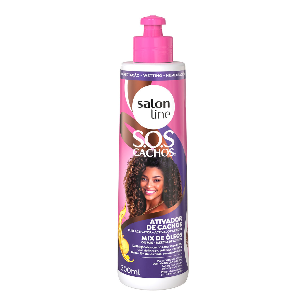 Salon Line SOS Cachos Mix de Óleos Ativador de Cachos 300ml — foto oficial da marca