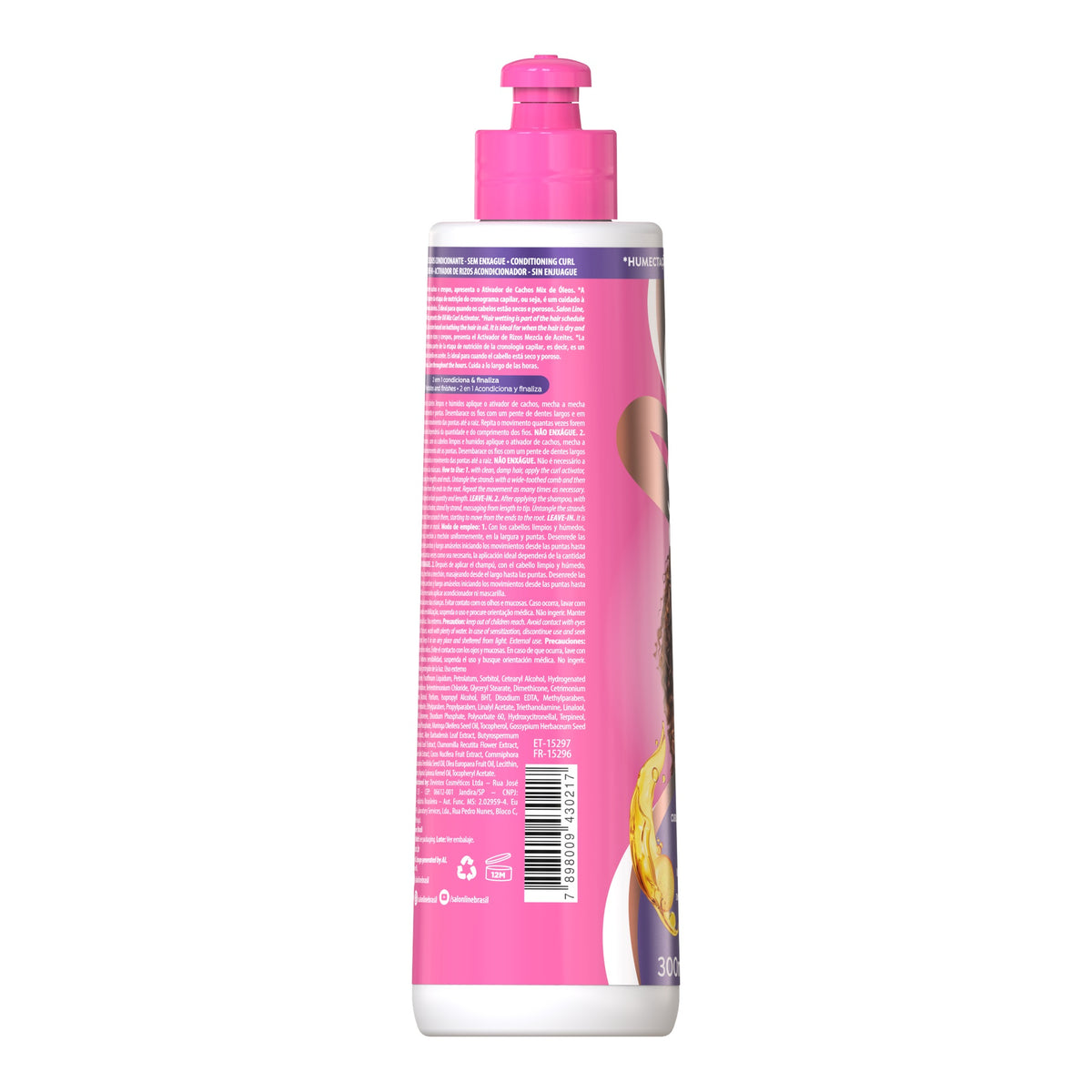 Salon Line SOS Cachos Mix de Óleos Ativador de Cachos 300ml — foto oficial da marca