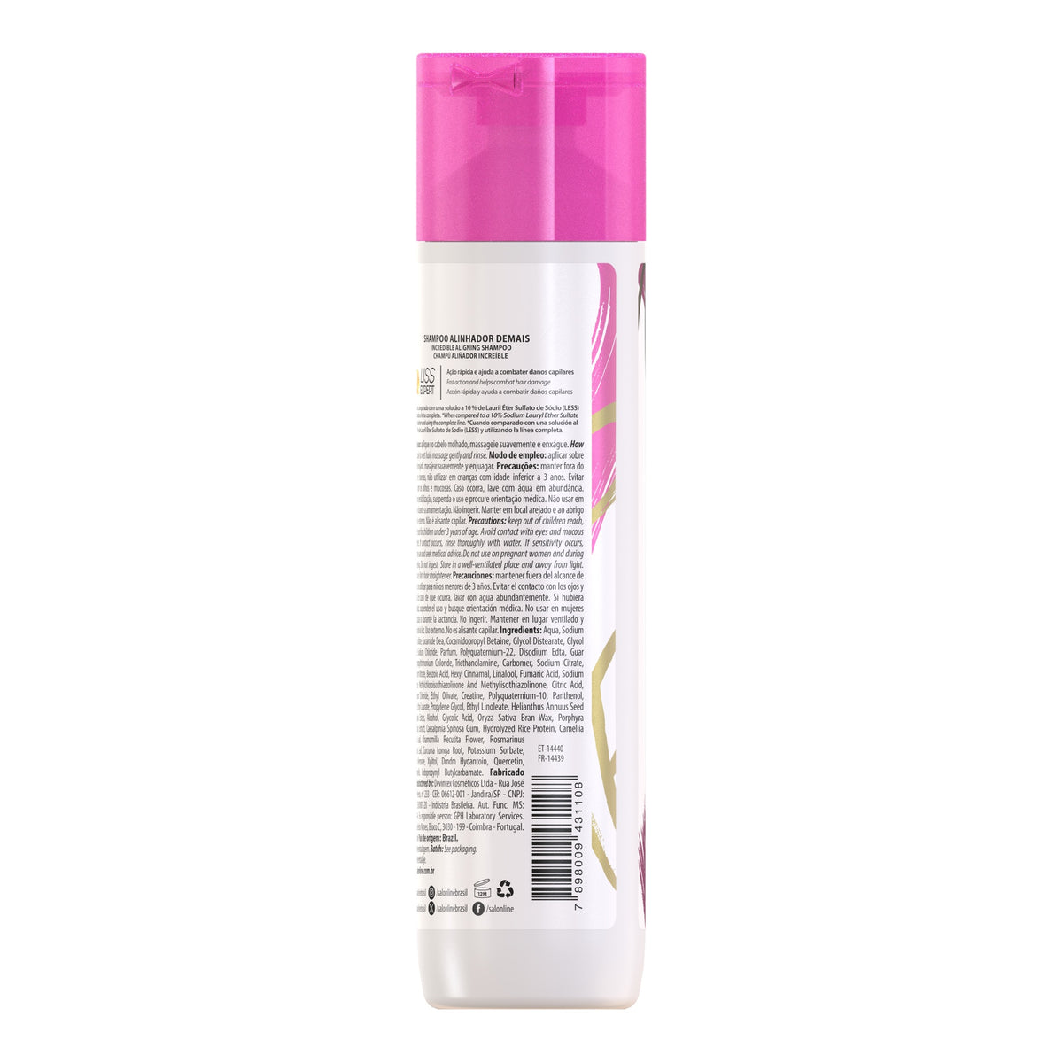 Salon Line Meu Liso Demais Shampoo 300ml — foto oficial da marca