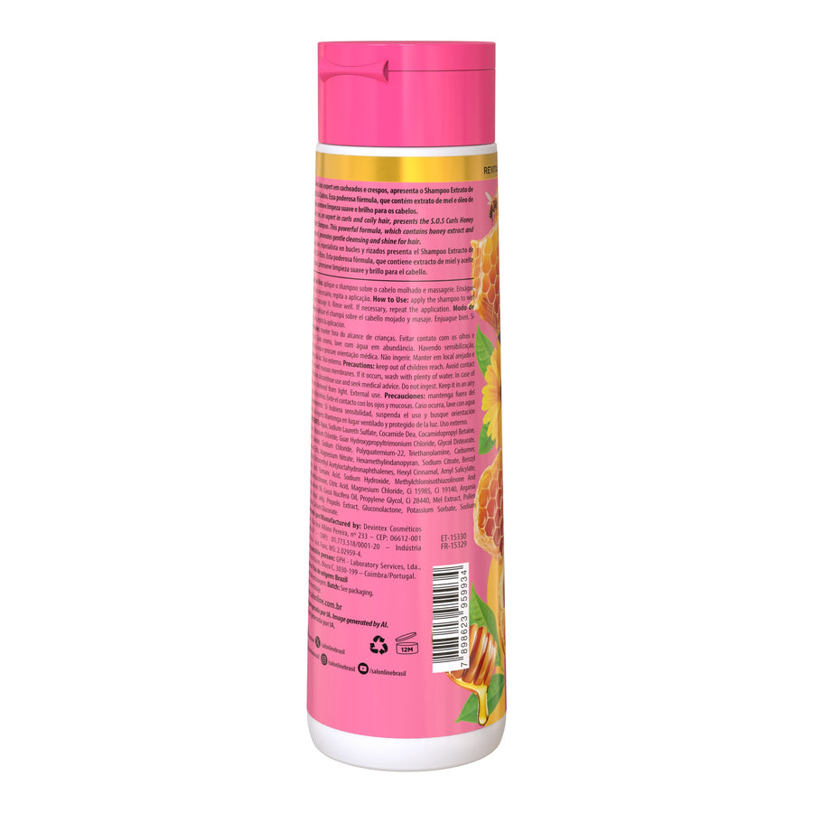 Salon Line SOS Cachos Mel Shampoo 300ml — foto oficial da marca