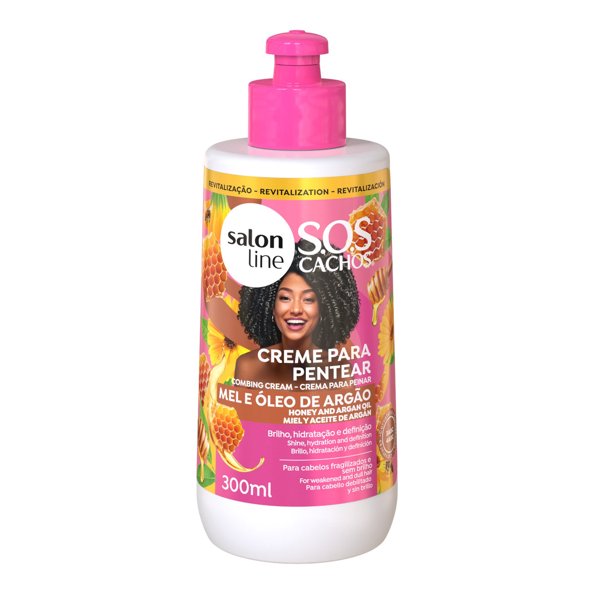 Salon Line SOS Cachos Mel Creme de Pentear 300ml — foto oficial da marca