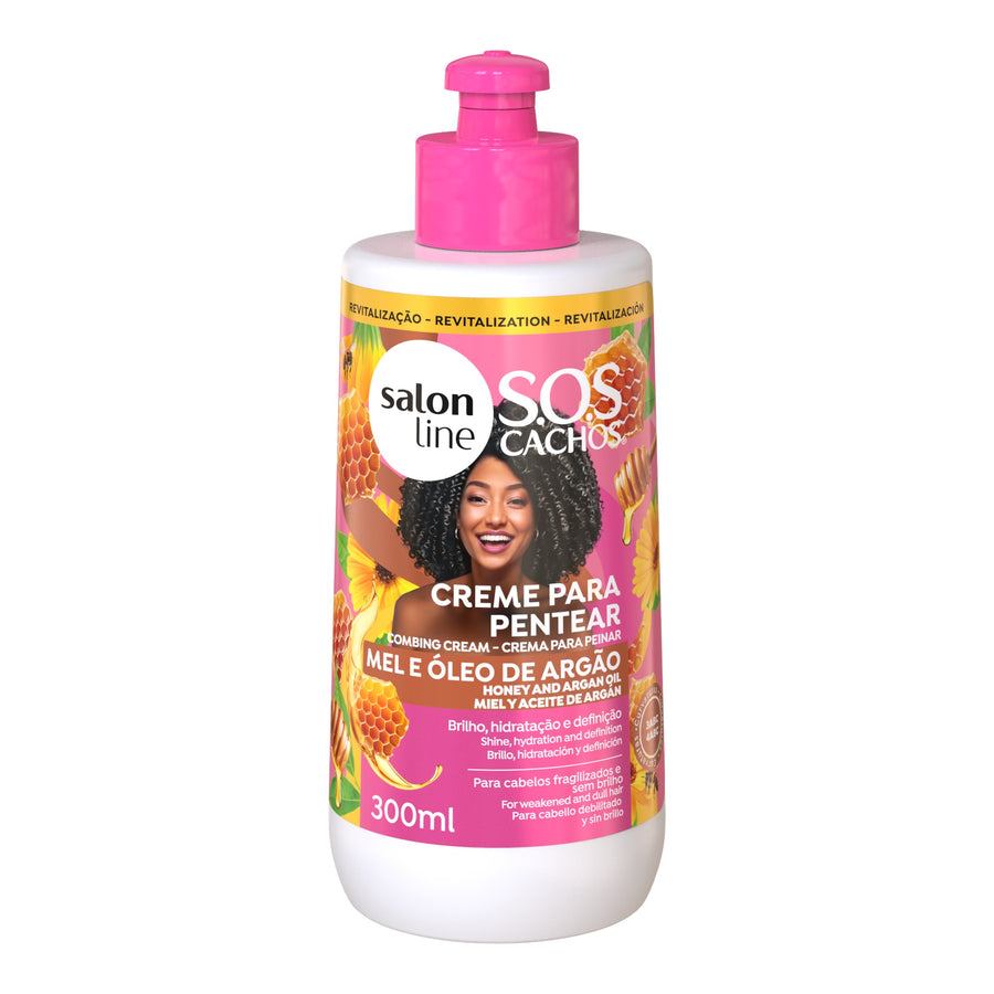 Salon Line SOS Cachos Mel Creme de Pentear 300ml — foto oficial da marca