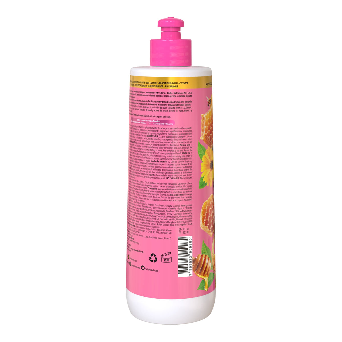 Salon Line SOS Cachos Mel  Ativador de Cachos 500ml — foto oficial da marca