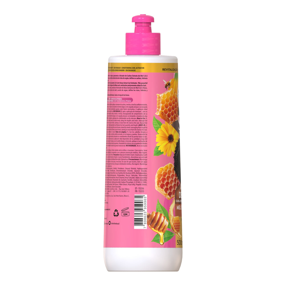 Salon Line SOS Cachos Mel  Ativador de Cachos 500ml — foto oficial da marca