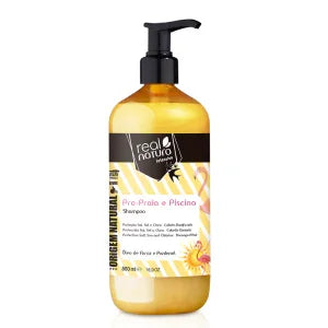 Real Natura Pro-Mar & Piscina Shampoo Sem Sal 500ml - Ilha dos cosméticos