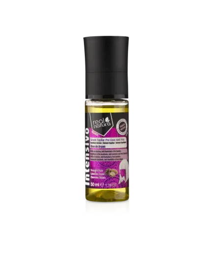 Real Natura Pro-Lisos Anti Frizz Argan Óleo Capilar 50ml - Ilha dos cosméticos