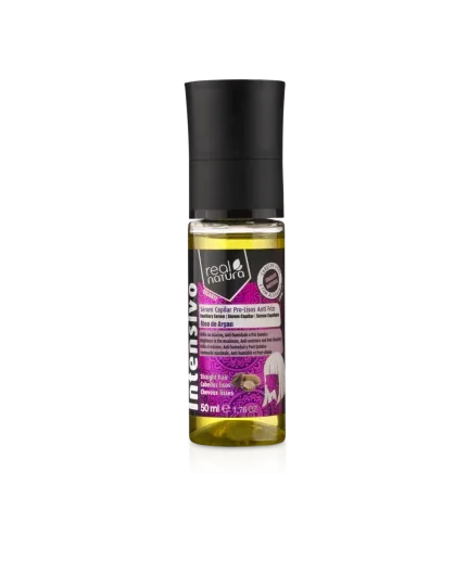Real Natura Pro-Lisos Anti Frizz Argan Óleo Capilar 50ml - Ilha dos cosméticos