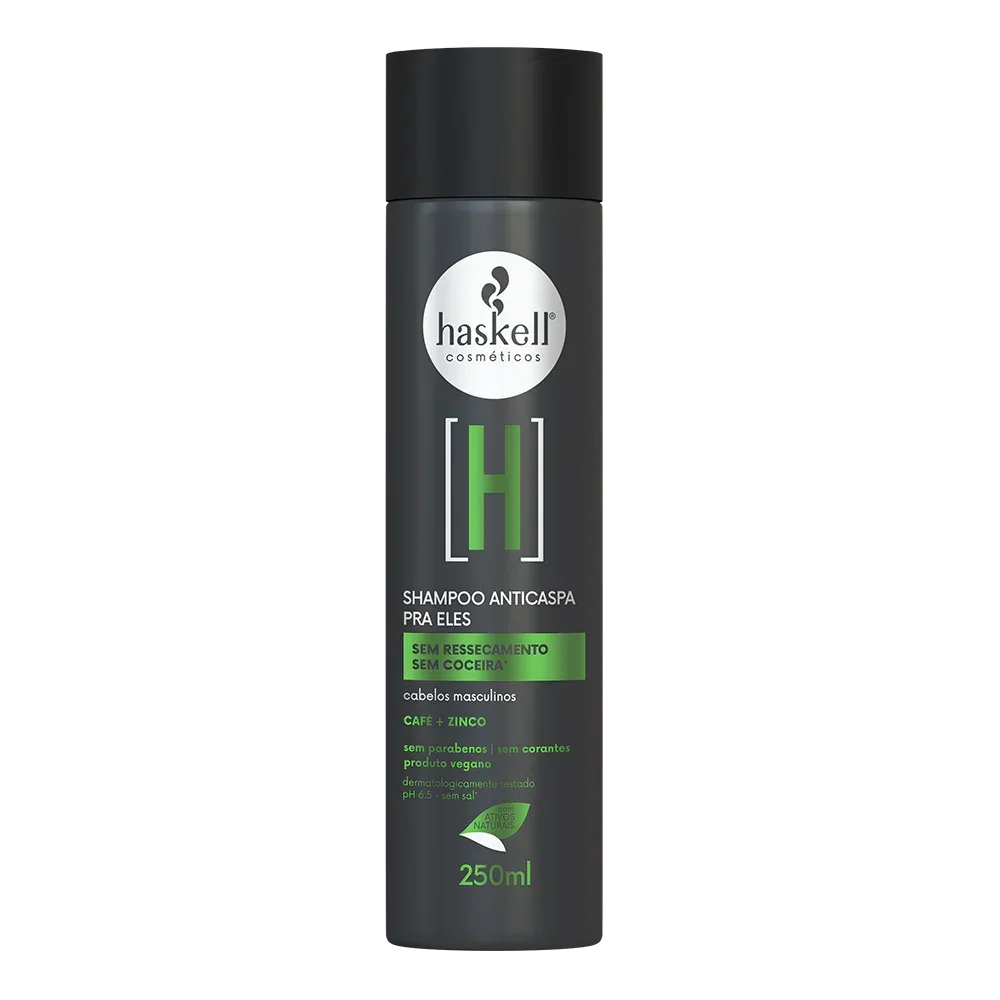 Haskell Pra Ele Shampoo Anticaspa 250ml - Ilha dos cosméticos