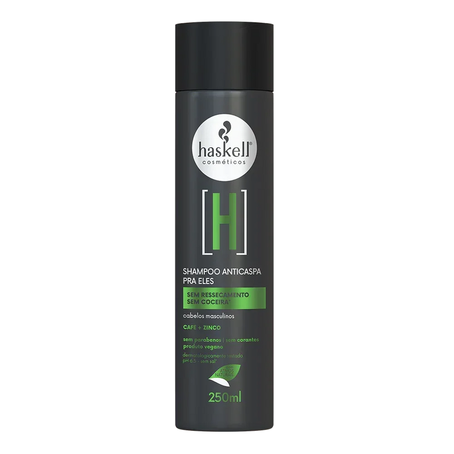 Haskell Pra Ele Shampoo Anticaspa 250ml - Ilha dos cosméticos