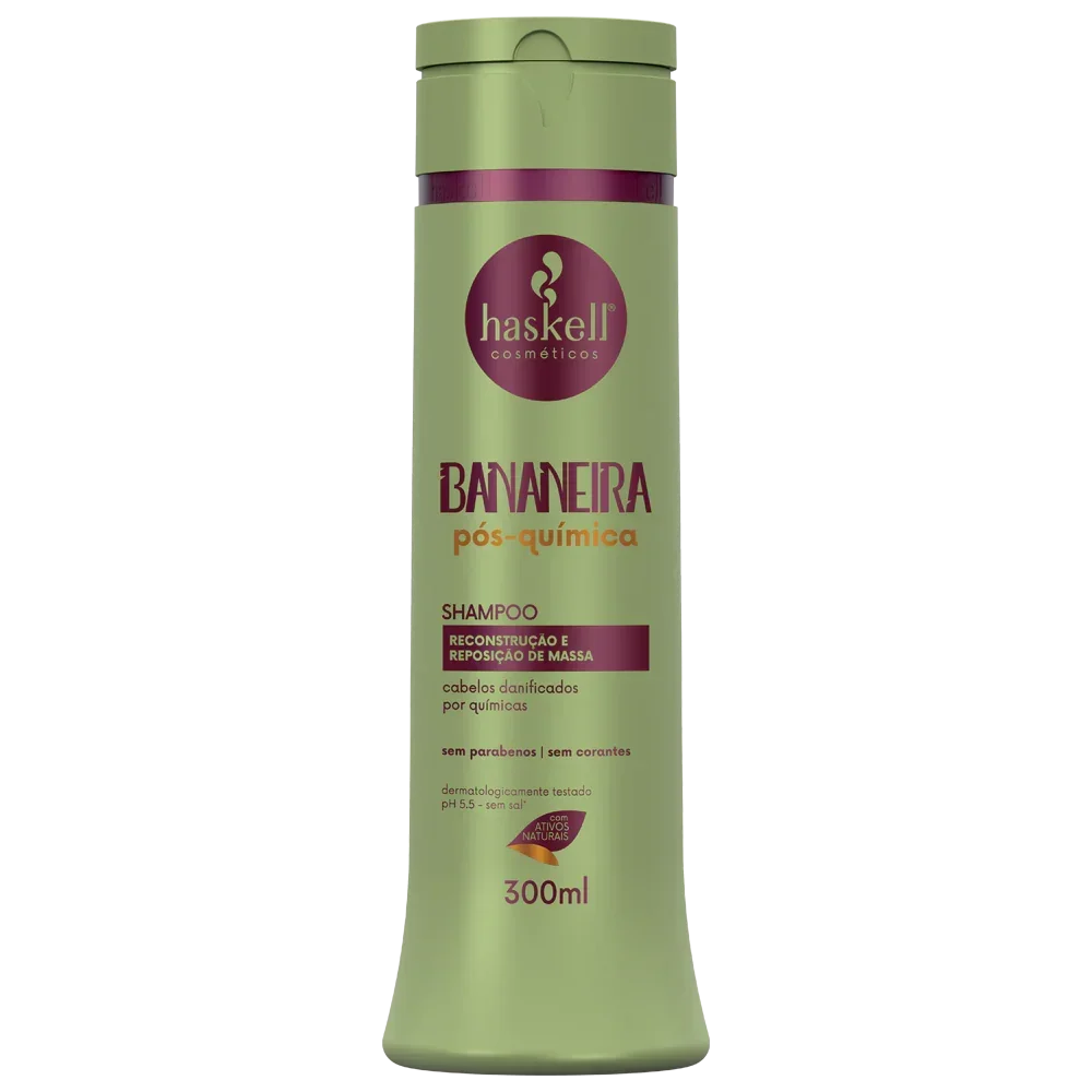 Haskell Bananeira Shampoo 300ml - Ilha dos cosméticos