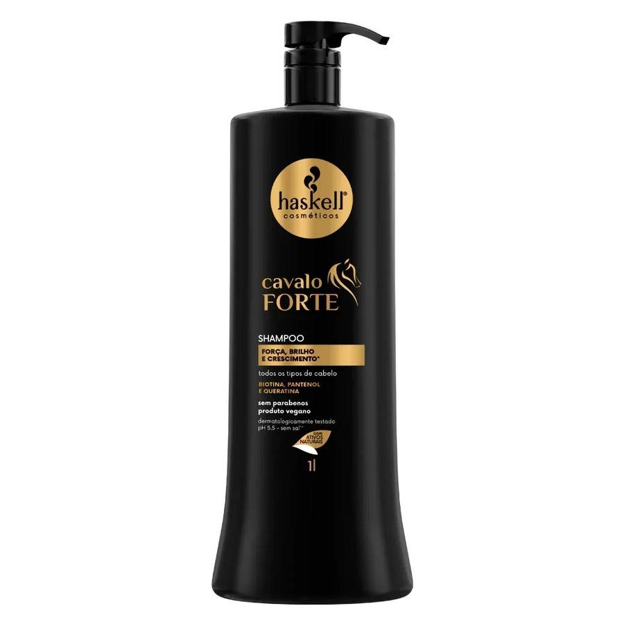 Haskell Cavalo Forte Shampoo Antiquebra 300ml e 1L