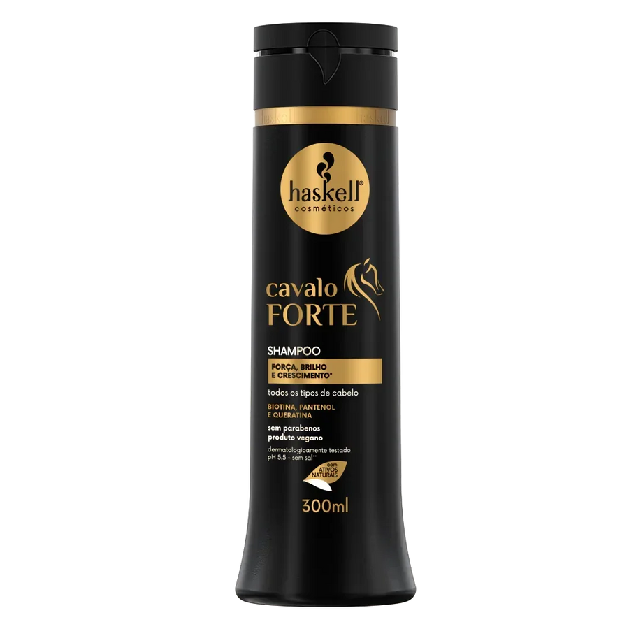 Haskell Cavalo Forte Shampoo Antiquebra 300ml e 1L