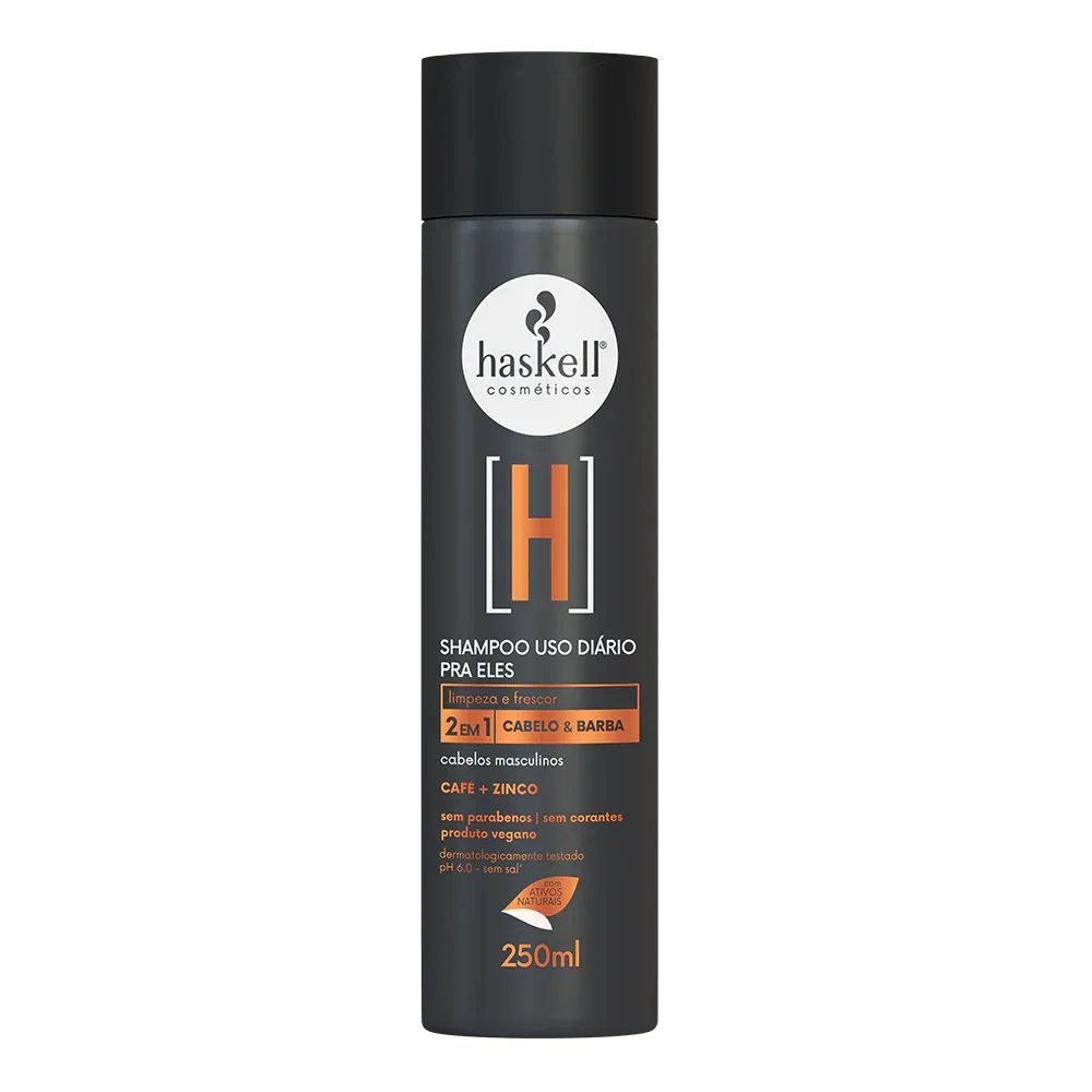 Haskell Pra Ele Shampoo Cabelo E Barba 250ml - Ilha dos cosméticos