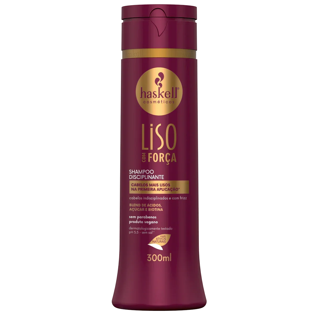 Haskell Liso Com Força Shampoo 300ml - Ilha dos cosméticos