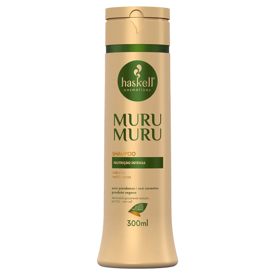 Haskell Murumuru Shampoo Nutrição 300ml e 1L
