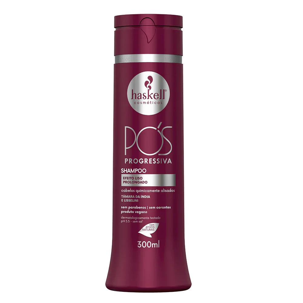 Haskell Pós Progressiva Shampoo 300ml - Ilha dos cosméticos