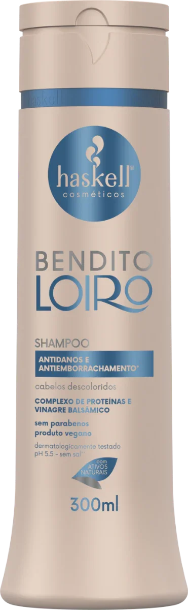 Haskell Bendito Loiro Shampoo 300ml - Ilha dos cosméticos