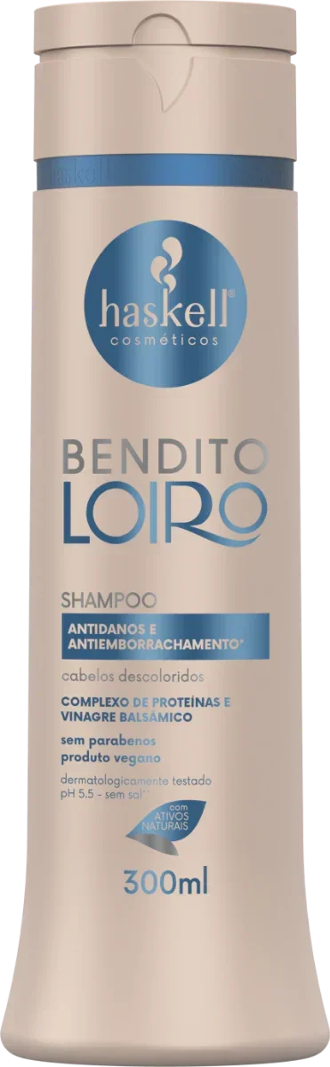Haskell Bendito Loiro Shampoo 300ml - Ilha dos cosméticos