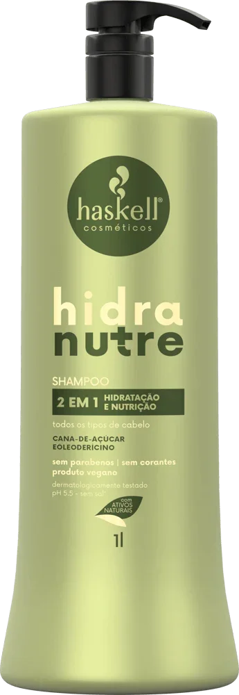 Haskell HidraNutre Shampoo 1L - Ilha dos cosméticos