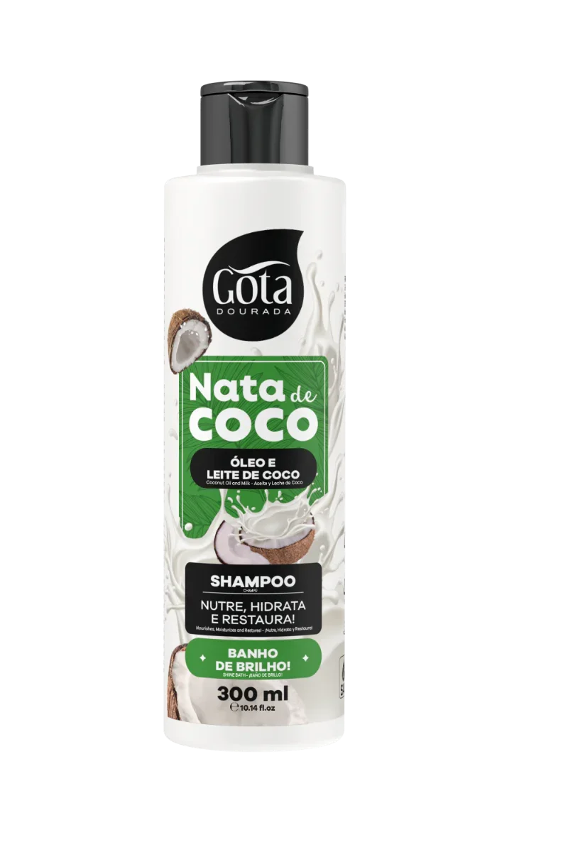 Gota Dourada Nata De Coco Shampoo 300ml - Ilha dos cosméticos