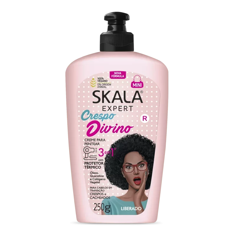Skala Crespo Divino Creme 3 em 1 - 250g - Ilha dos cosméticos