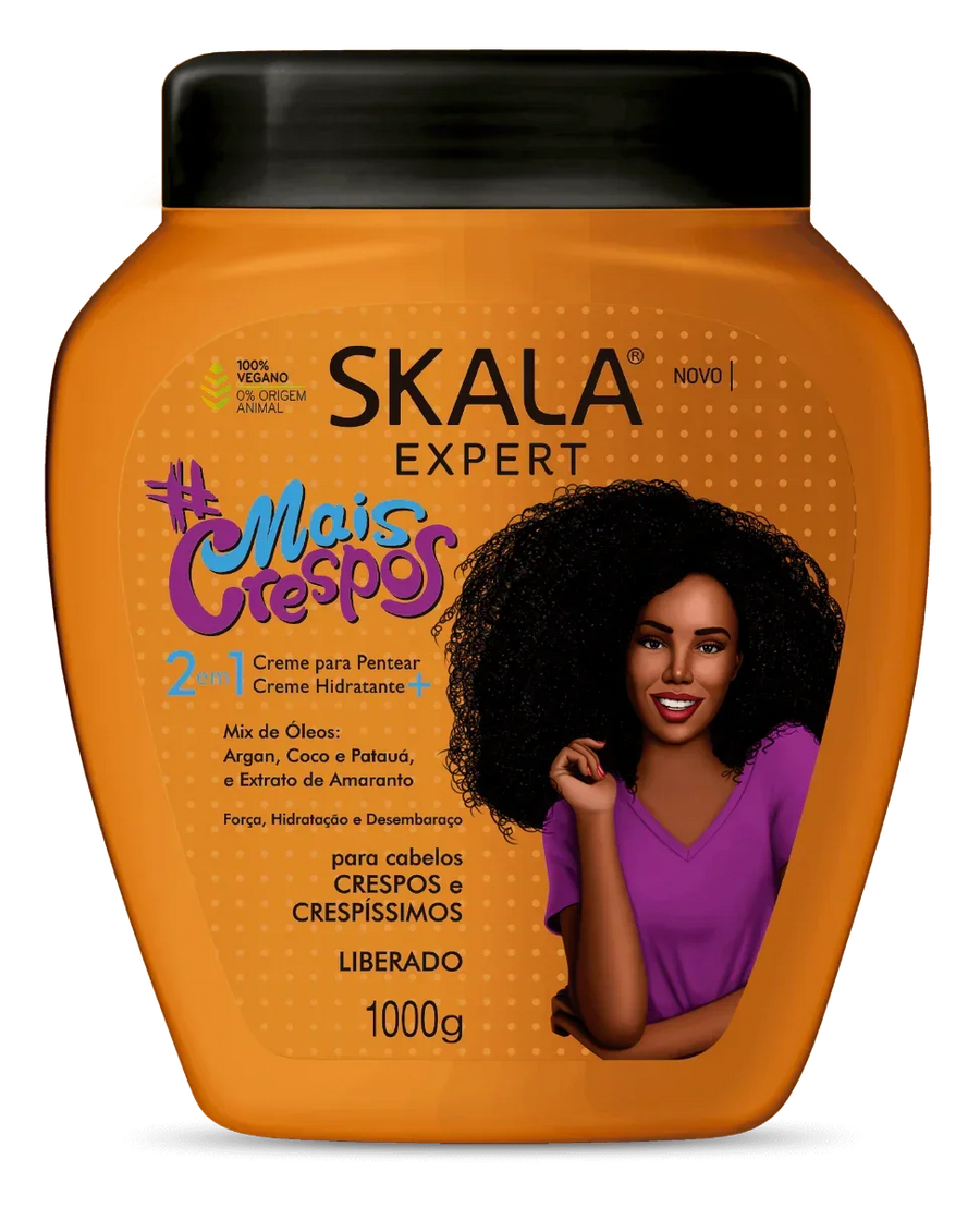 Skala Mais Crespos Creme de Tratamento 2 em 1 1Kg - Ilha dos cosméticos
