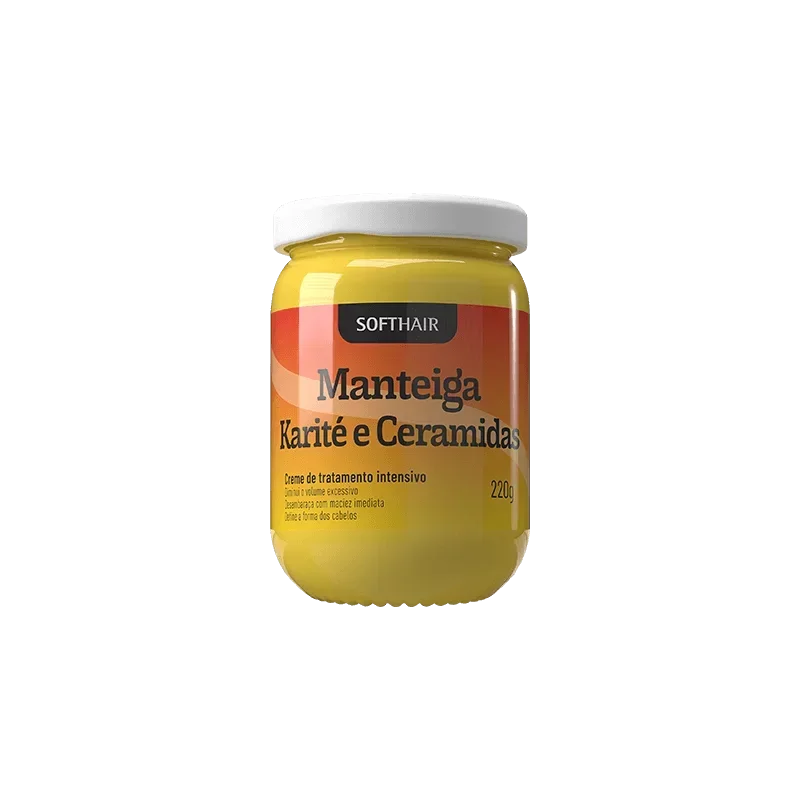 Soft Hair Manteiga Karité e Ceramidas 220g - Ilha dos cosméticos