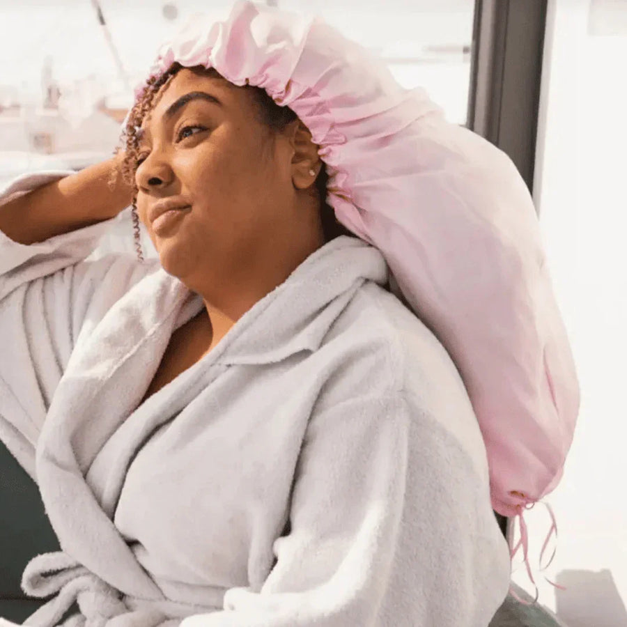 Soulta Touca Alongada Rosa Bebe Anti- Encolhimento e Frizz