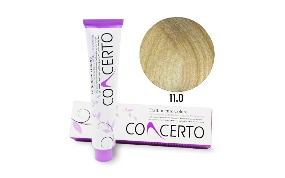 Concerto Coloração Loiro Natural Super Platina n11.0 100ml - Ilha dos cosméticos