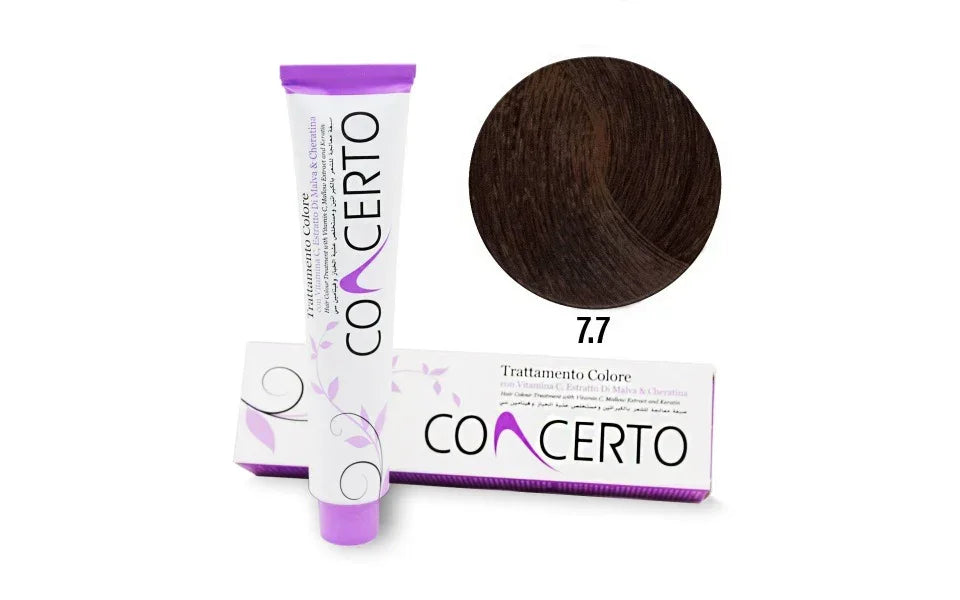 Concerto Coloração Loiro Chocolate n7.7 100ml - Ilha dos cosméticos