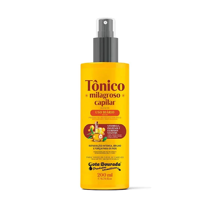 Gota Dourada Tônico Milagroso Capilar 200ml - Ilha dos cosméticos