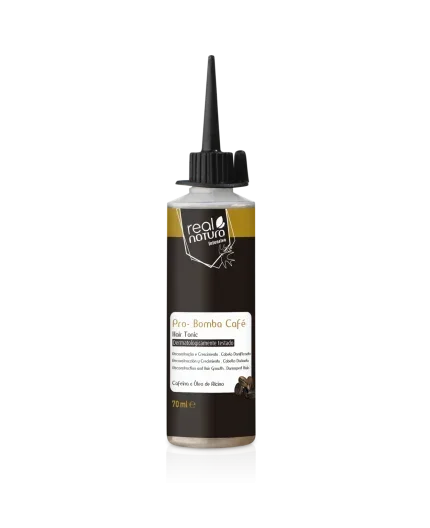 Real Natura Pró-Reparação Bomba Café Tônico 70ml - Ilha dos cosméticos