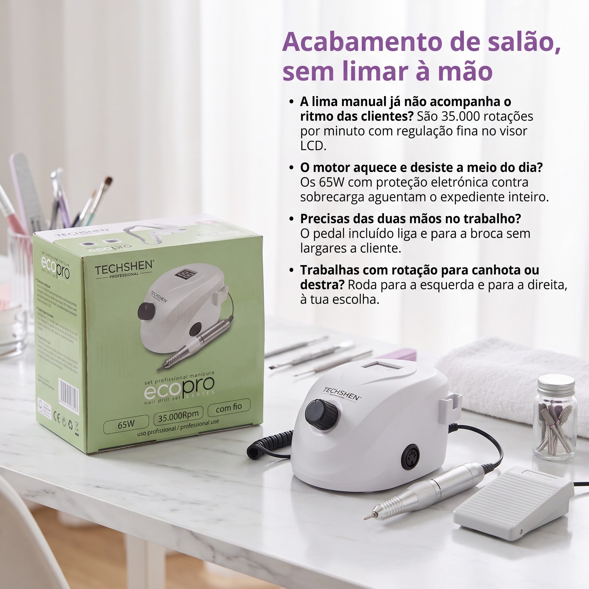 Techshen EcoPro Broca de Unhas — anúncio