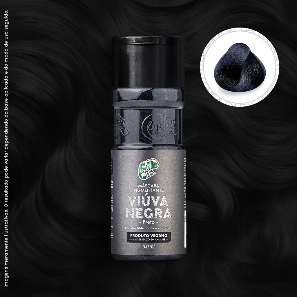KC Color Semi Permanente Viuva Negra 100ml - Ilha dos cosméticos