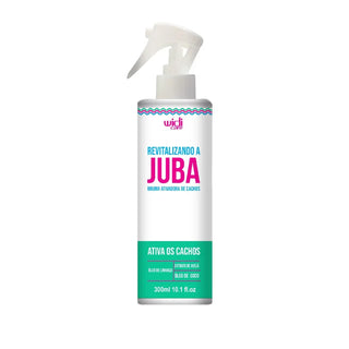 Bruma Hidratante Revitalizando a Juba Widi Care: frasco spray de 300 ml da linha Juba para reativar os cachos